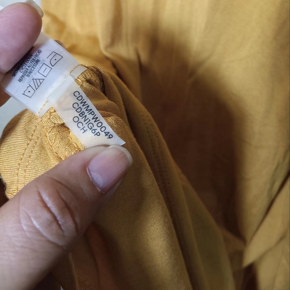 Calvin Klein Mustard Yellow Midi Dress - Picture 7 of 10